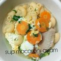 Cooksnap dari Inung Kartika untuk resep Sup ayam macaroni dengan wortel parut