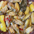 El cooksnap de astrid badia cuando hizo Alitas de pollo al limón.