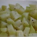 El cooksnap de Cosquillitas M cuando hizo Chayote al vapor y mantequilla.