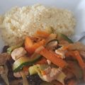 El cooksnap de Que_aproveite cuando hizo Pavo, verduras y cuscús.