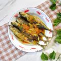 Cooksnap dari Nyanyah untuk resep MPASI 18 month Ikan kembung kuah kuning