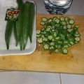 Cooksnap dari Trias Tion Astuti untuk resep Jamu homemade anti pahit: okra infus water si bintang sayur