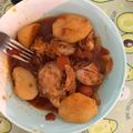 El cooksnap de Danromedina cuando hizo Pollo Caramelizado a la cazuela con leche de coco.