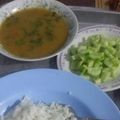 Rajni Gupta's cooksnap of when they made Dal chawal.
