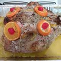 El cooksnap de Aliosha cuando hizo Pavo ahumado cítrico con hierbas.