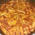 El cooksnap de Solange Medina cuando hizo Guiso de mostacholes con pollo y verduras.