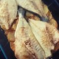 El cooksnap de Claudia cuando hizo Doradas al horno.