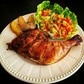 Keya Mandal's cooksnap of when they made Chicken jhaal roast.