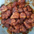 El cooksnap de Juan Rodríguez cuando hizo Bocados de Pollo en Salsa BBQ.