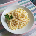 El cooksnap de Cristina Aymar Bru cuando hizo Tallarines a la carbonara thermomix.
