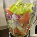 El cooksnap de Jackeline Rios Semiterra cuando hizo Gazpacho andaluz rápido y saludable.