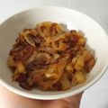 El cooksnap de Laura AO cuando hizo Cebolla Caramelizada sin azúcar añadido.