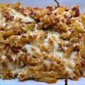 El cooksnap de astrid badia cuando hizo Macarrones con chorizo gratinados.