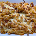 El cooksnap de astrid badia cuando hizo Macarrones con chorizo gratinados.