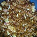 El cooksnap de Anita Orellana Marmol cuando hizo Arroz Chau Fa o Chow Fan.