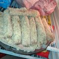 El cooksnap de Natii cuando hizo Salchichas rellenas de queso y revosadas.