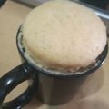 El cooksnap de Nahir cuando hizo Bizcochuelo de vainilla, en taza.