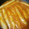 El cooksnap de Number One cuando hizo Salchichas frescas con salsa de tomate.