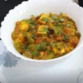 shelza mittal का कुकस्नैप जब उन्होंने मटर पनीर (matar paneer recipe in Hindi) बनाया था।