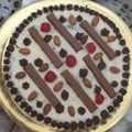 El cooksnap de Romi cuando hizo Brownie relleno con nueces y almendras para el cumple de Ro.