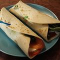 El cooksnap de CDNavarro cuando hizo Wraps de salmón, guacamole y rucula.