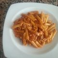 El cooksnap de Patatitabrava cuando hizo Macarrones con tomate y carne picada.