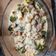 El cooksnap de minery alcantara cuando hizo Brócoli, bechamel de champiñones y bacon.