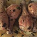 El cooksnap de Noelia cuando hizo Muslos de pollo al horno.