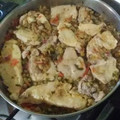 El cooksnap de Fabio Vargas cuando hizo Cazuela de Surubi.