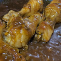 El cooksnap de Rebeca Calix cuando hizo Pollo con mostaza y miel.