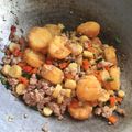รูป Cooksnap ของ Praew Kaori เมื่อเขาทำ ผัดเต้าหู้หมูสับ ใส่ข้าวโพดอ่อนและแครอท