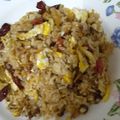 Cooksnap Akak Tanjung semasa beliau membuat Nasi goreng cili kering.