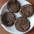 El cooksnap de jose lopez cuando hizo Hamburguesas vegetales de berenjenas.