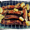 El cooksnap de Mónica Guitart cuando hizo Costilla de cerdo adobada en miel.