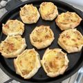 El cooksnap de Adriana Almiron cuando hizo Canastitas de puerro y verdeo.