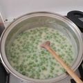 Andrea Póhner Cooksnap-ja, amikor elkészítette a(z) Zöldborsófőzelék IR-barát receptet.