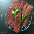 Krishna Rajani's cooksnap of when they made બીટ રૂટ પરોઠા.