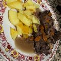 El cooksnap de Renata Moro cuando hizo Carne estofada al vino tinto.
