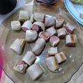 El cooksnap de Rocio Ayala cuando hizo Salchichas envueltas.