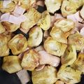 El cooksnap de miguel Villalba cuando hizo Corazones de alcachofas salteados con fiambre de pavo.