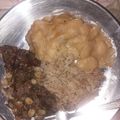 El cooksnap de Gitana Arcoiris cuando hizo Pallares con Seco de Pollo.