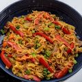 Soma Ghosh's cooksnap of when they made ফ্রায়েড মশালা ম্যাগি(Fried Masala Maggi recipe in Bengali).