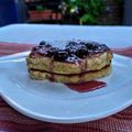 El cooksnap de Carolina CASTRO cuando hizo Pancakes de coco y ricota🌹.