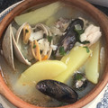 El cooksnap de Coni Tiznado Aguayo cuando hizo Caldillo de marisco y merluza.
