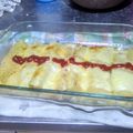 El cooksnap de gathycat cuando hizo Canelones rellenos de queso crema camaron y pollo.