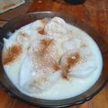 El cooksnap de Nancy Silv cuando hizo Arroz con leche cremoso de la Abuela.