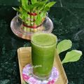  Dr.Madhumita Mishra's cooksnap of when they made Cucumber and Spinach juice.