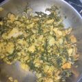 Shaline Dutt का कुकस्नैप जब उन्होंने मूली की भुर्जी (Mooli ki bhurji recipe in hindi) बनाया था।