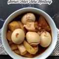 Cooksnap dari Dapoer Ciptasari (Memasaklah dgn hati dan cinta) untuk resep Semur Telur Tahu (bumbu iris)