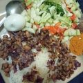 @Om Ziyad_Kitchen 's cooksnap of when they made Rice and beans with stew.